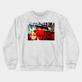 Southbank Skate Park Graffiti Street Art London Crewneck Sweatshirt